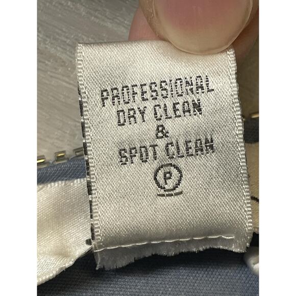 JKARA Dress Womens 8 Blue Silver Sequin Beaded Gown Formal Evening Maxi New - Picture 7 of 10